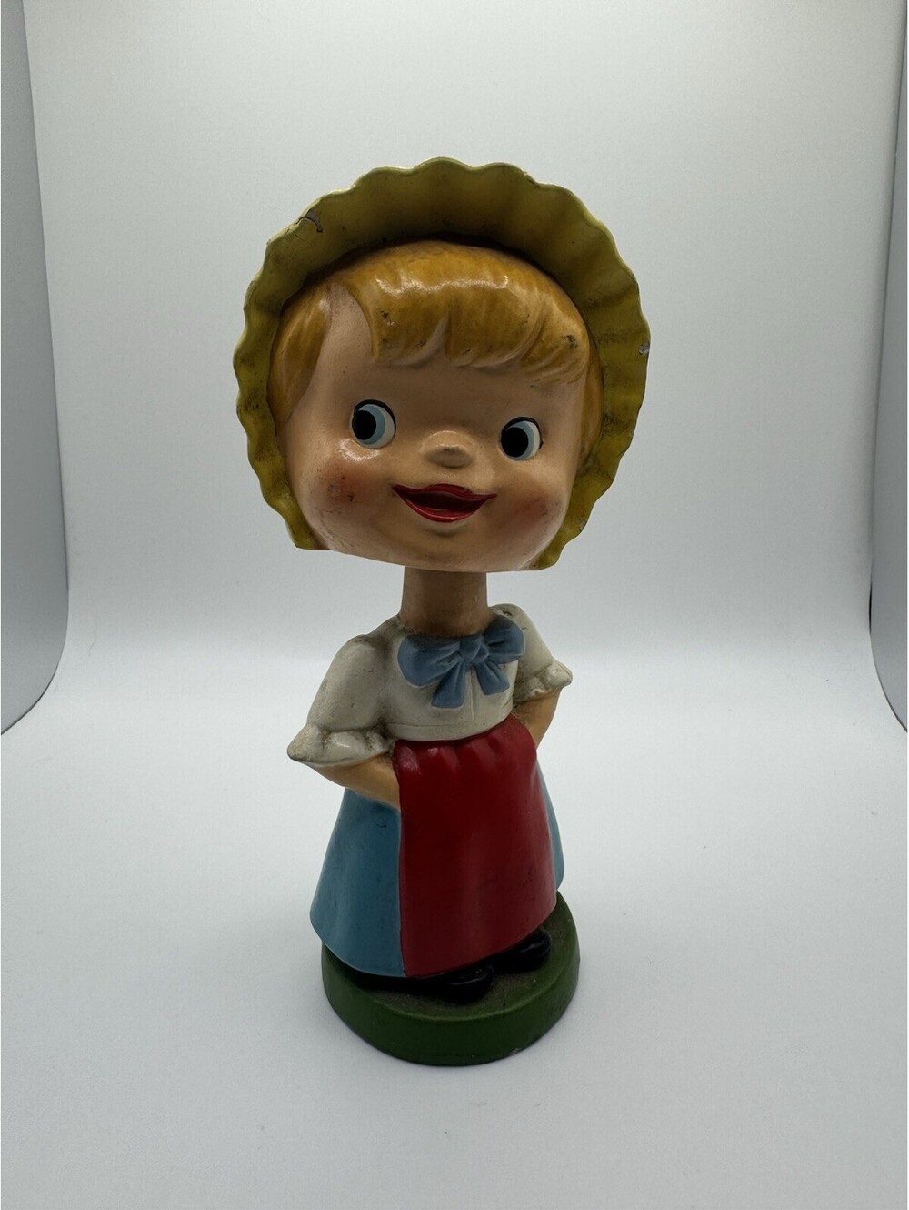 Vintage 1970s Swedish Milk Maid Bobble Head